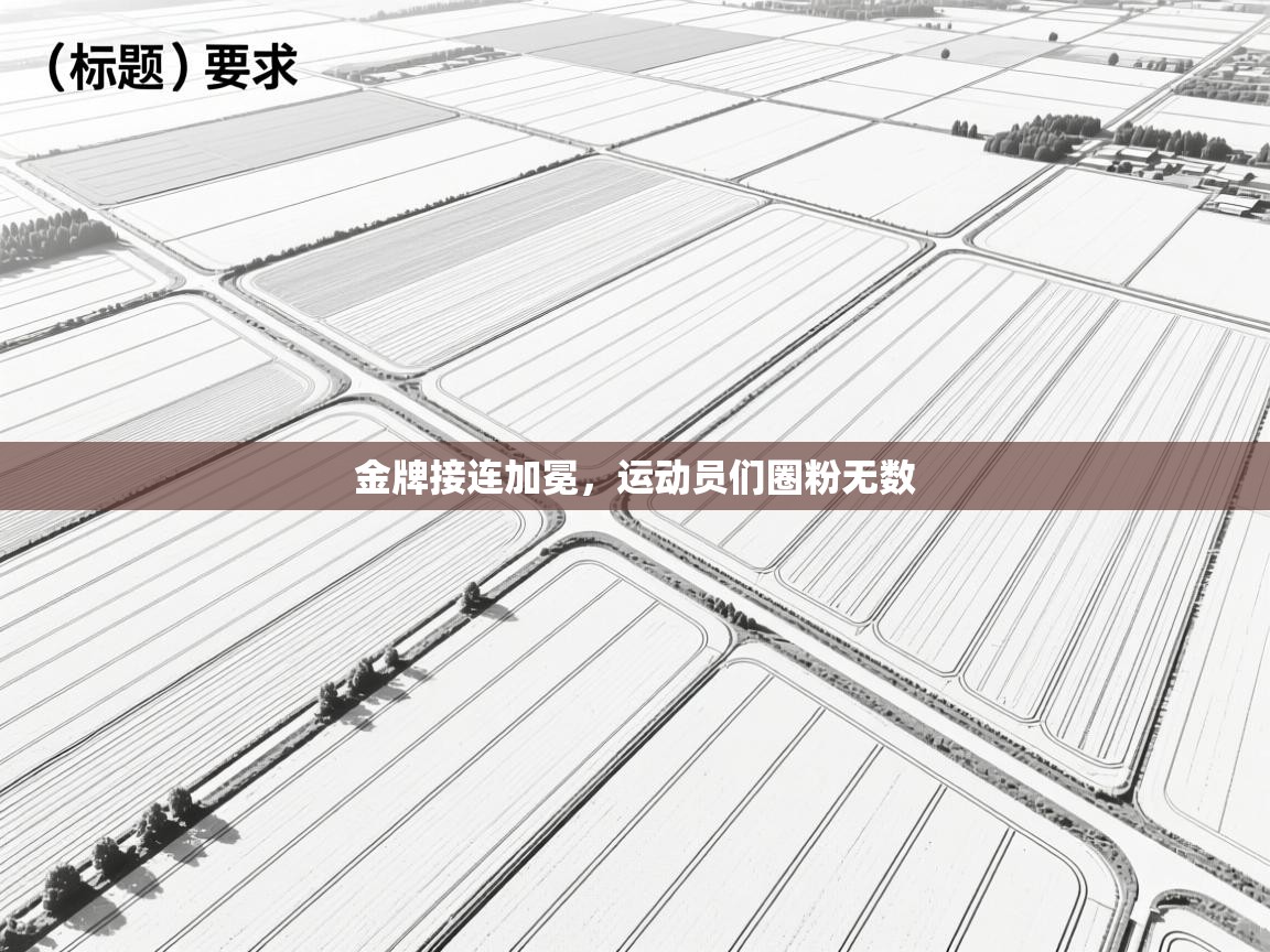 金牌接连加冕,运动员们圈粉无数 第1张